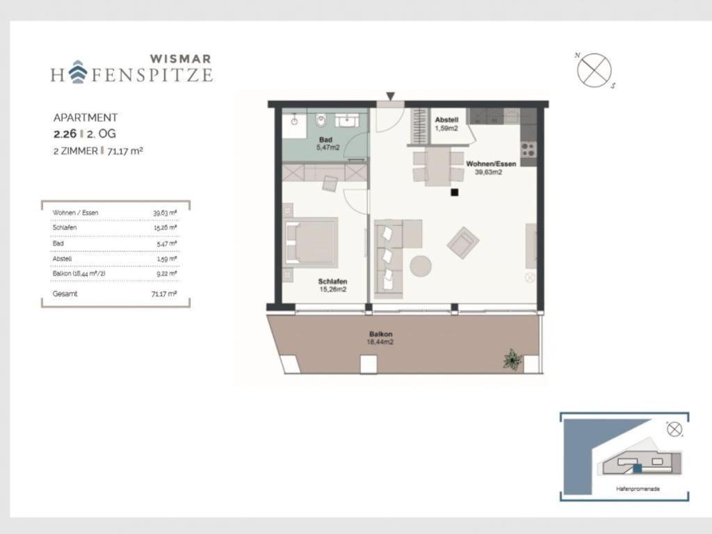 Hafenspitze App 26 Apartment Wismar Exterior photo